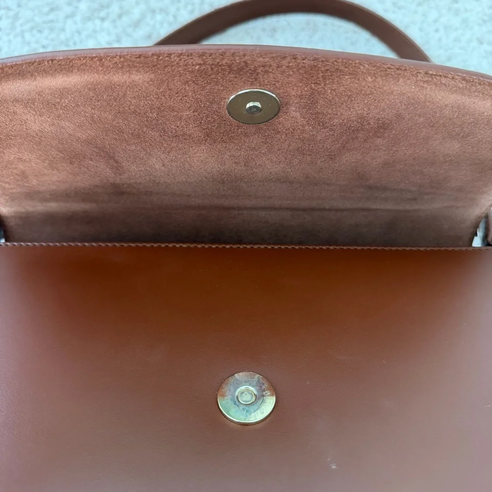 A.P.C. Dark Brown Leather Shoulder Bag - Picture 6 of 8